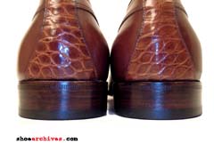Bruno Magli WINDSOR Mens Alligator Crocodile Skin Oxfords Shoes