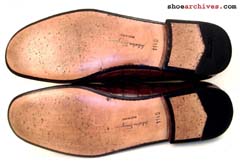 Ferragamo FAVORITO Genuine Alligator Skin Mens Shoes Loafers